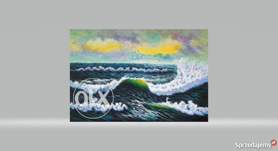 wzburzone morze obraz olejny Kraków