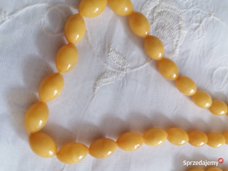 Naszyjnik Bursztyn oliwki Naszyjniki Białystok