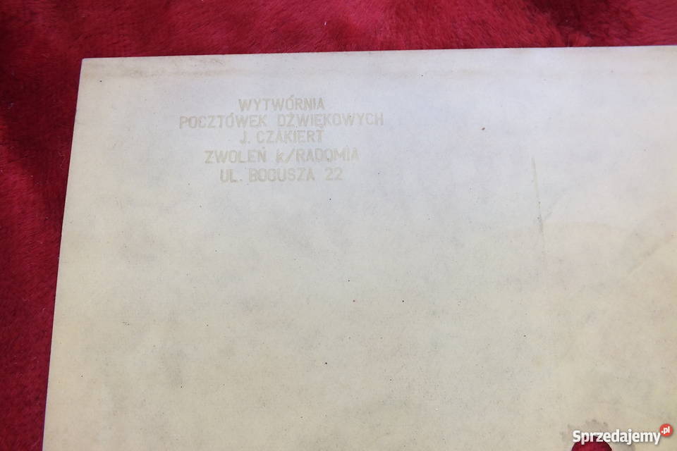 Stara pocztówka dźwiękowa Joe Dassin Taka Taka Żary