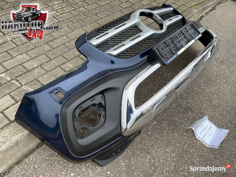 ZDERZAK Mercedes X 2018 CHROM Oryginalny 4 terenowe warmińsko-mazurskie Pasłęk