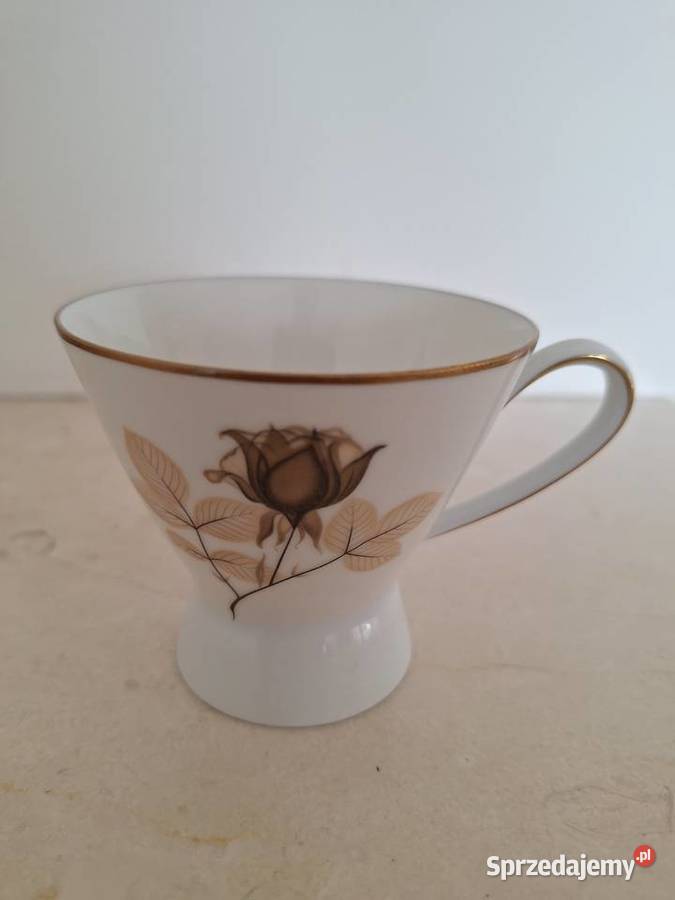 Serwis kawowy Rosenthal Schattenrose porcelana Gdańsk