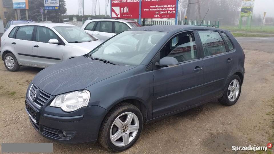 Volkswagen Polo szary warmińsko-mazurskie Nowe Miasto Lubawskie