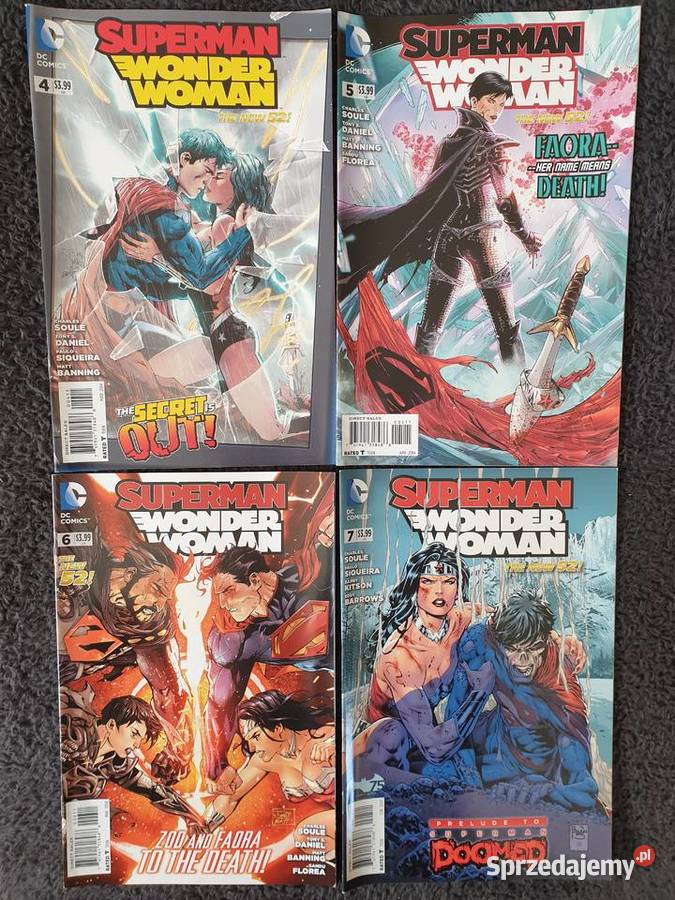 Superman Wonder Woman zestaw 24 komiksy DC USA Gdynia