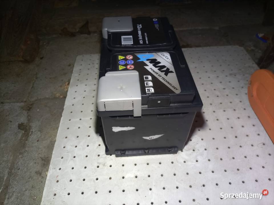 Akumulator 72ah używany stan idealny Strażów sprzedam