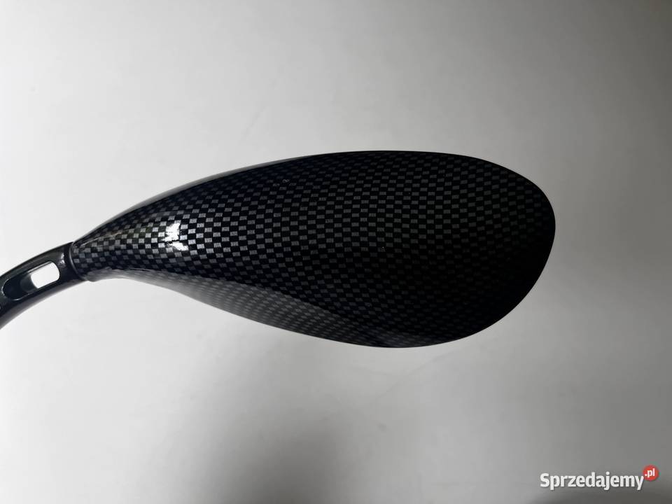 Motocyklowe lusterko lusterka łezka carbon gwint Lusterka Łobżenica
