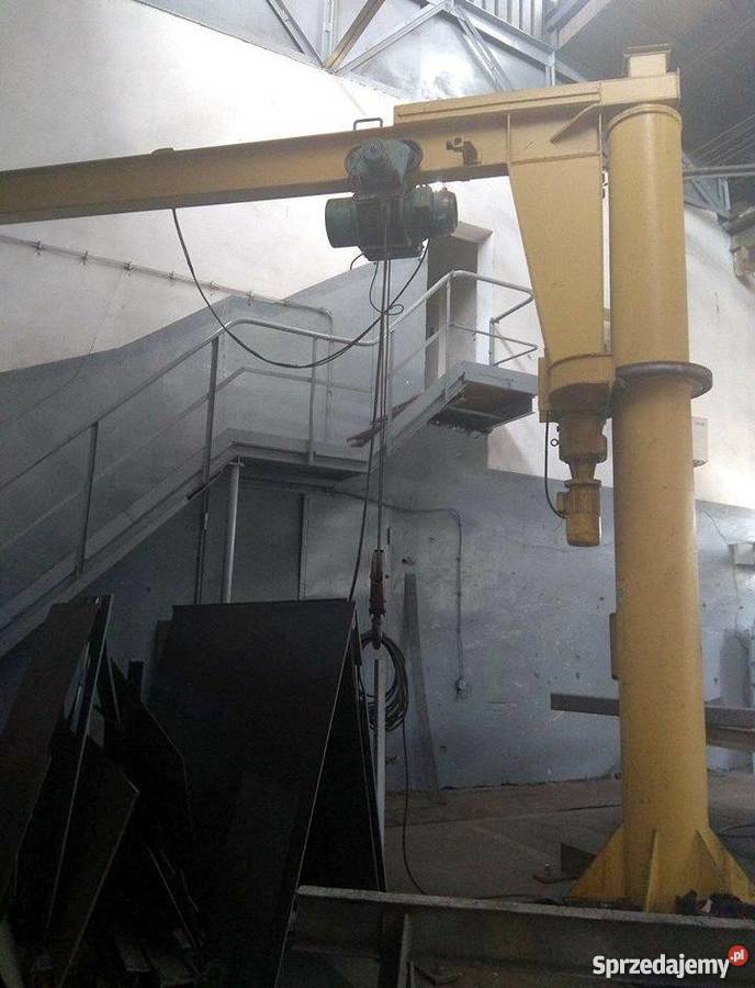 ŻURAW słup obrotowy wolnostojący 2 tony Chorzów sprzedam