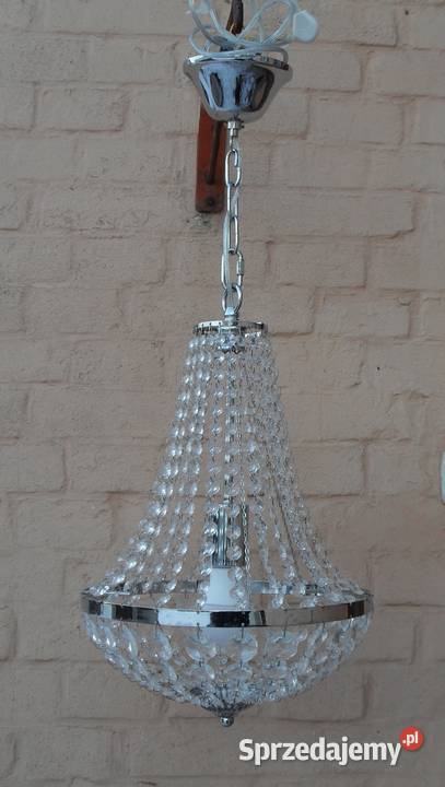 Żyrandol Kryształowy Szwecja lata 70 te Vintage śląskie Katowice