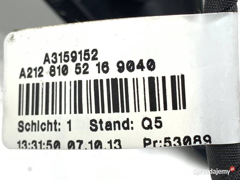 LUSTERKO PRAWY MERCEDES W212 Kombi 0916 Black 2c podkarpackie