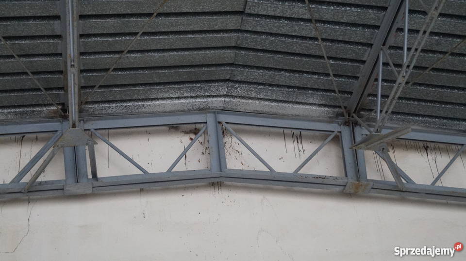 Konstrukcja wiata hala magazynowa stalowa 18x27 Magazynowanie lubuskie Krosno Odrzańskie sprzedam