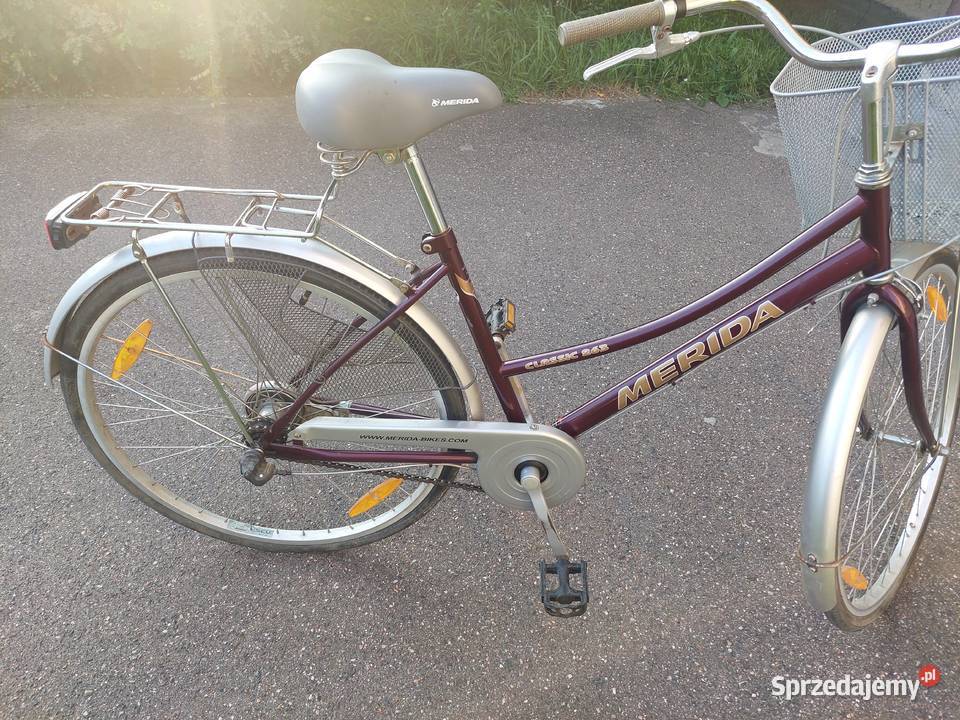 Rower miejski damka Merida 3 biegi koszyk ładny Poznań