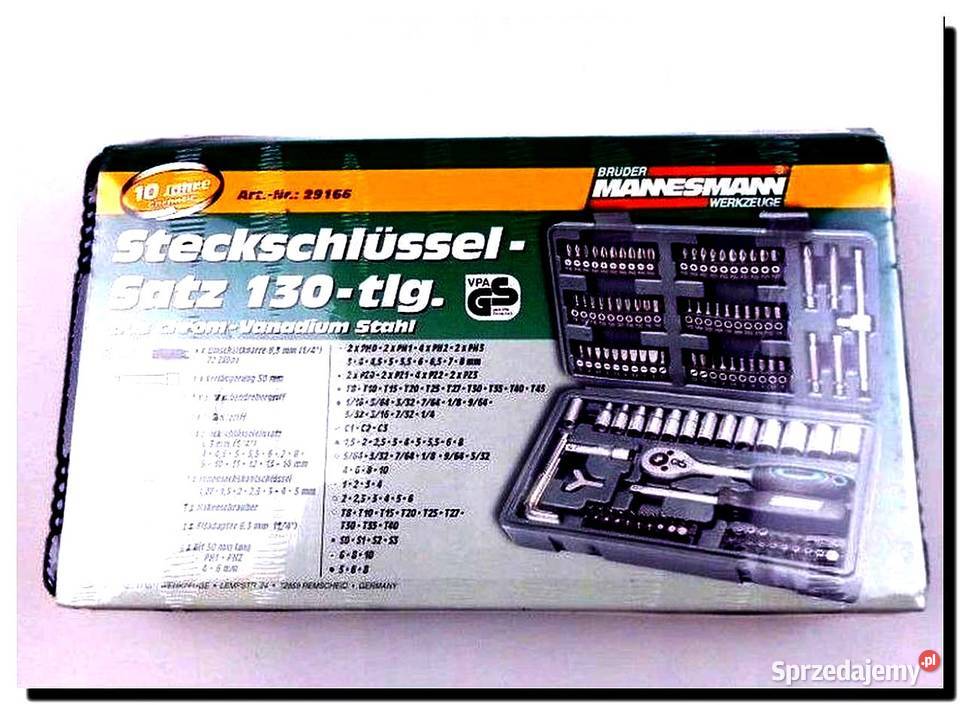 Mannesmann Zestaw bitów klucz nasadowy 130 Tarnów