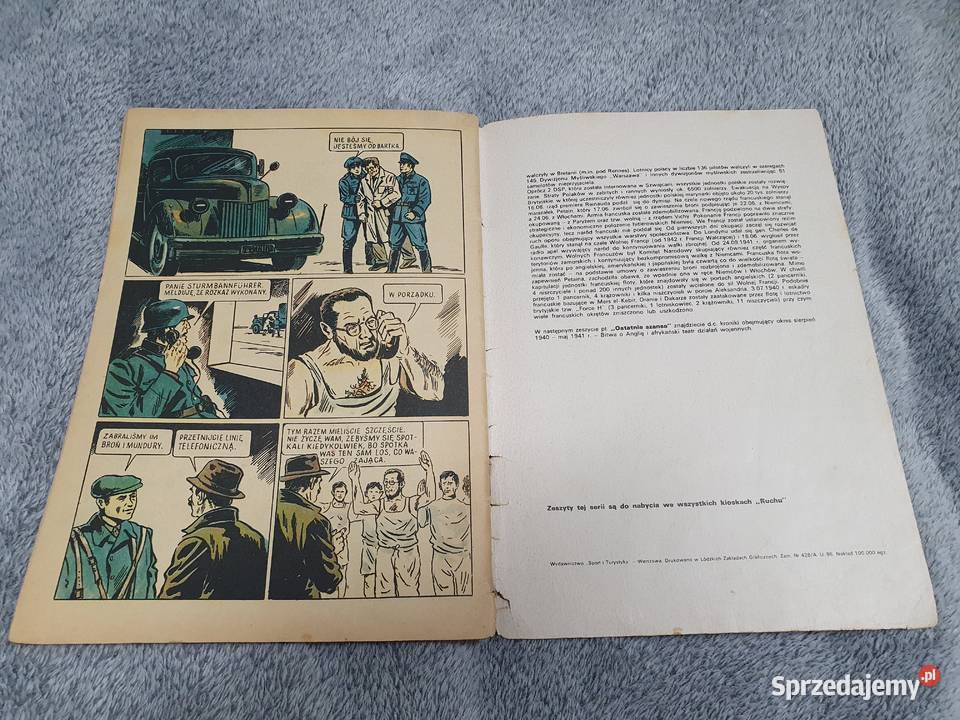 Kapitan Kloss Wsypa 2 wydanie 1 1971 Rok wydania 1971 pomorskie Gdynia