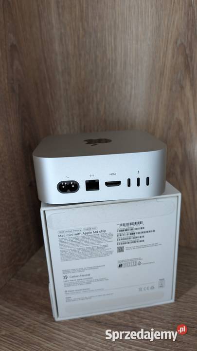 Mac Mini M4 16GB 256GB SSD MU9D3ZEA Model A3238 Apple Pozostałe Ruda Śląska