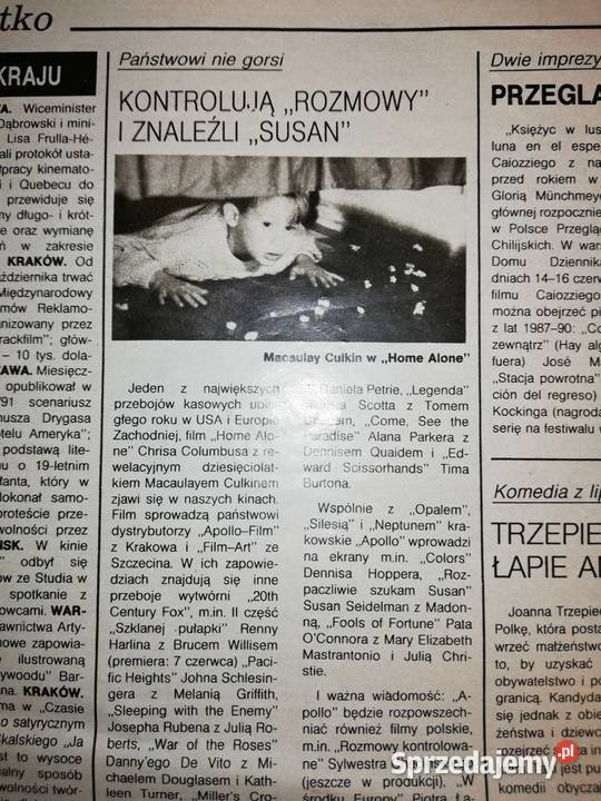 Czasopisma Film Vintage 1991 r Warszawa