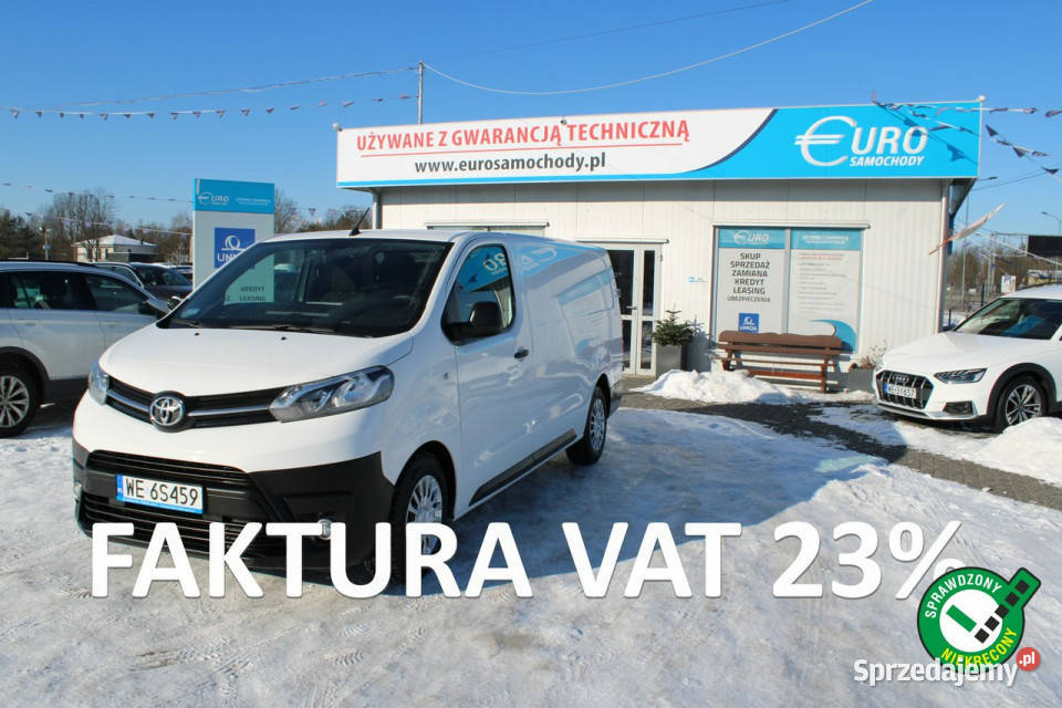 Toyota ProAce D4D 144 Webasto LONG Fvat Salon Warszawa sprzedam