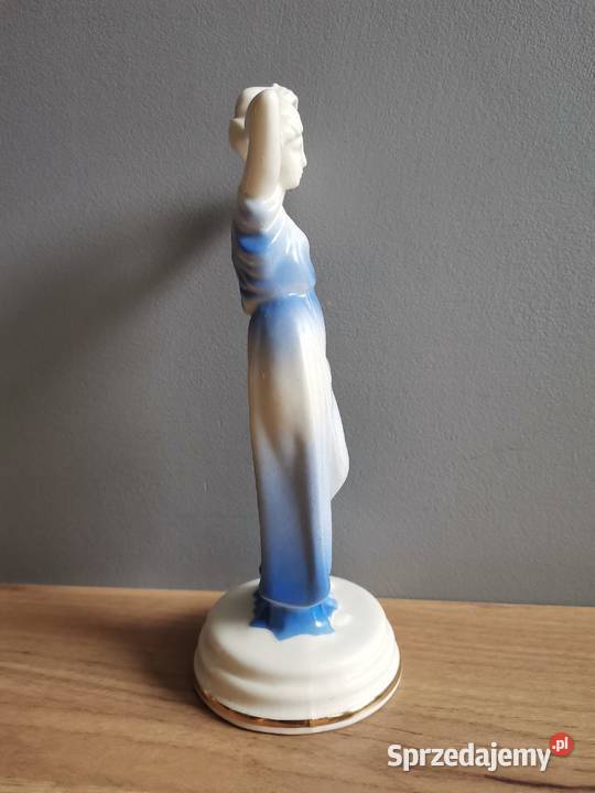 Stara figurka Rzymianka porcelana Jan Jezela Siemianowice Śląskie