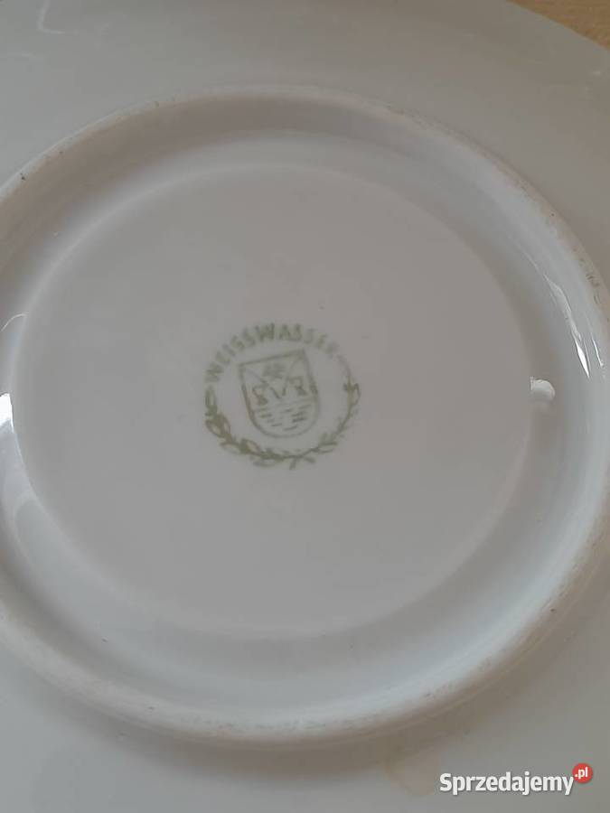 Porcelanowe trio śniadaniowe Weisswasser Bogatynia