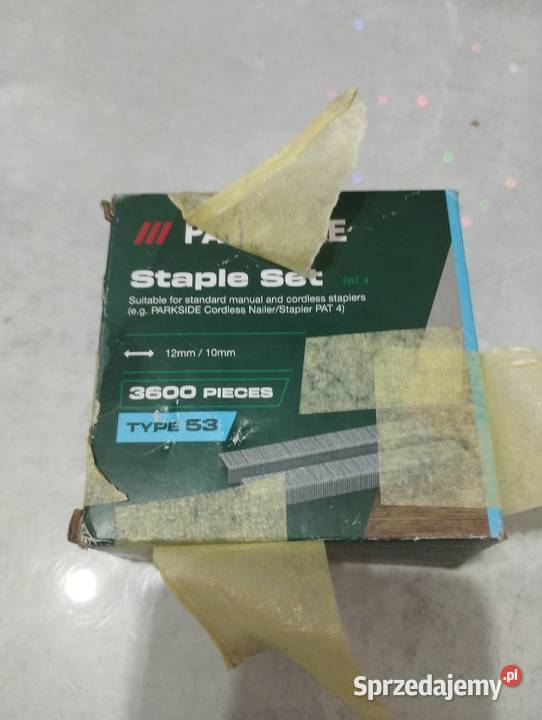 Parkside zszywki typ 53 3800 sztuk Zszywacze i zszywki Warlubie