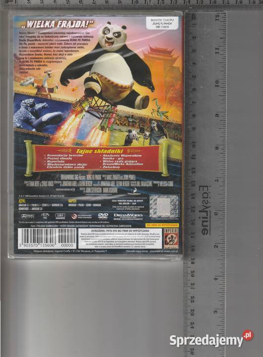 Kung Fu Panda DVD dubbing Filmy Pruszków sprzedam