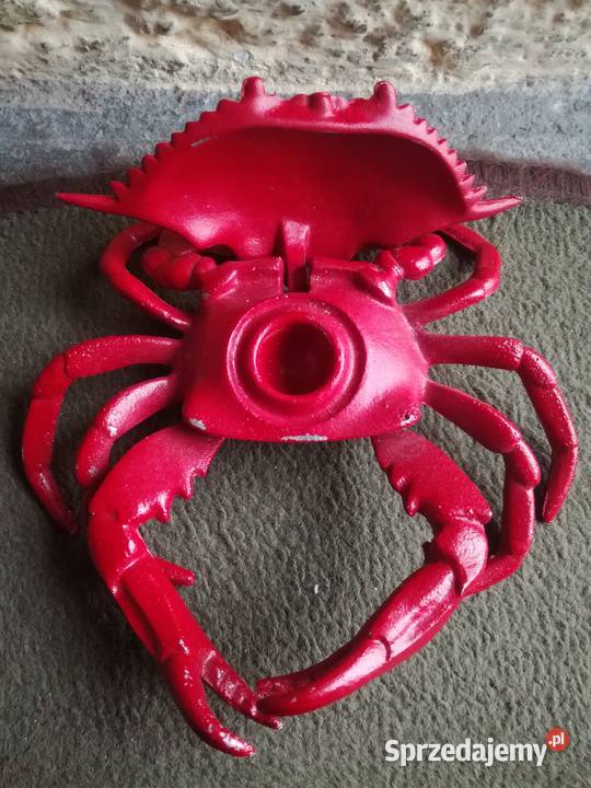 ORGINALNY DZWONEK DO DZWI KRAB odcienie czerwieni