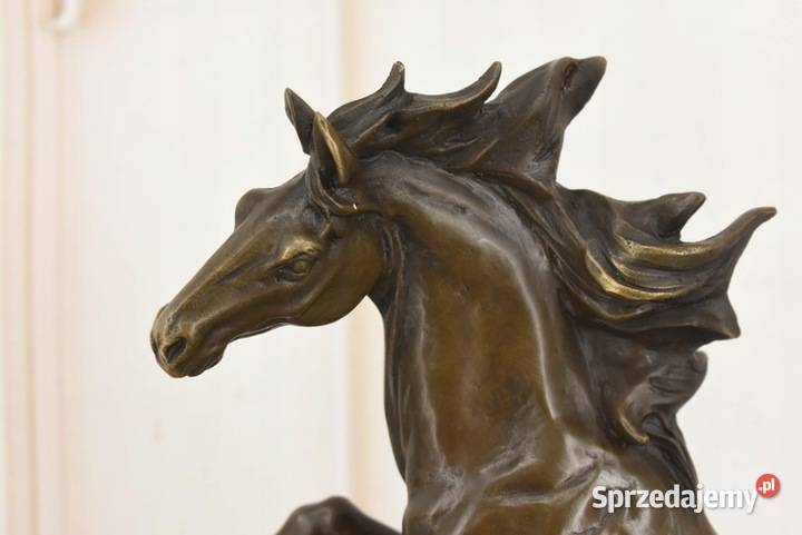 Piękny Koń Konik Koń Figura Z Brązu Dekoracja Dom i Ogród
