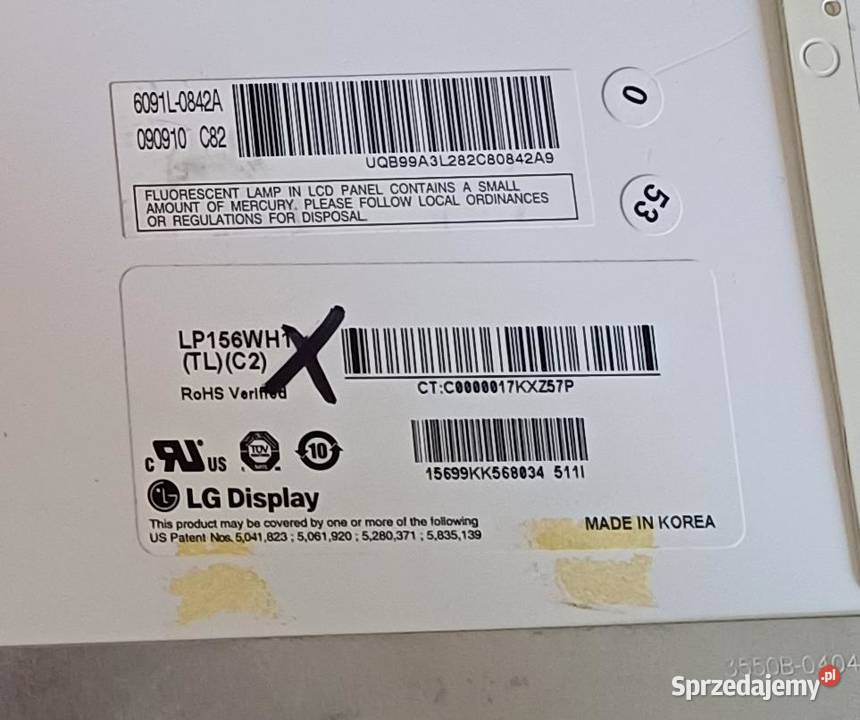 Matryca Toshiba Satellite LP156WH1 kujawsko-pomorskie Toruń