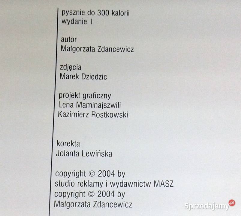 Pysznie do 300 kalorii Małgorzata Zdancewicz lubelskie Chełm