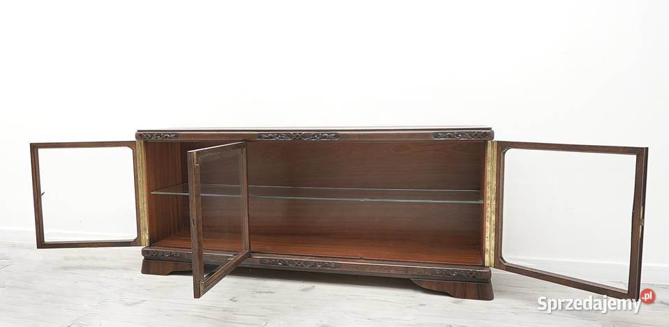 Antyk biblioteka z lat 20tych XXw renowacji 140cm Jerka