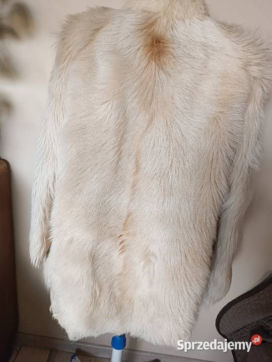 Naturalne futro z długim włosem vintage Otwock sprzedam