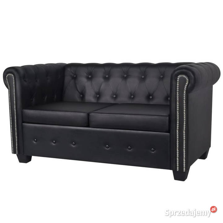 Sofa 2osobowa w stylu Chesterfield sztuczna Warszawa