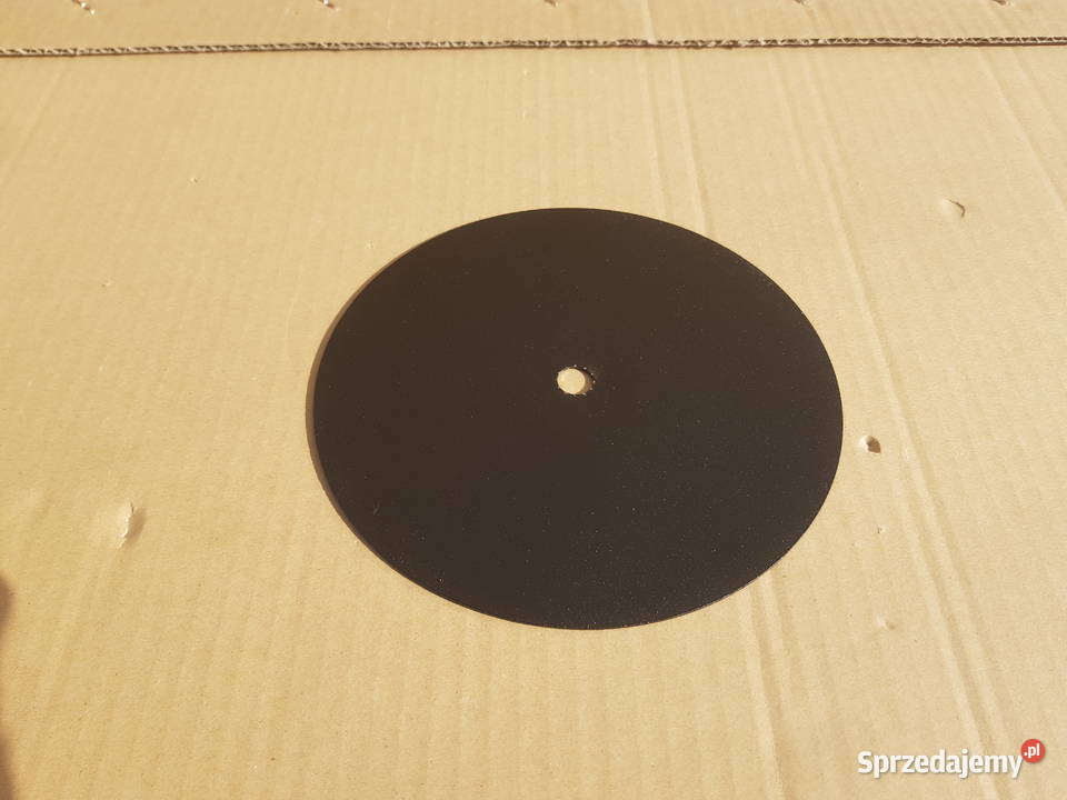 Podkładka do lampy płaska CZARNA 150mm otwór Osprzęt oświetleniowy Warszawa