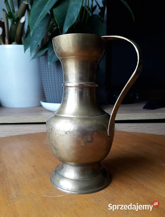 Stary dzbanek mosiądz Vintage Gdynia