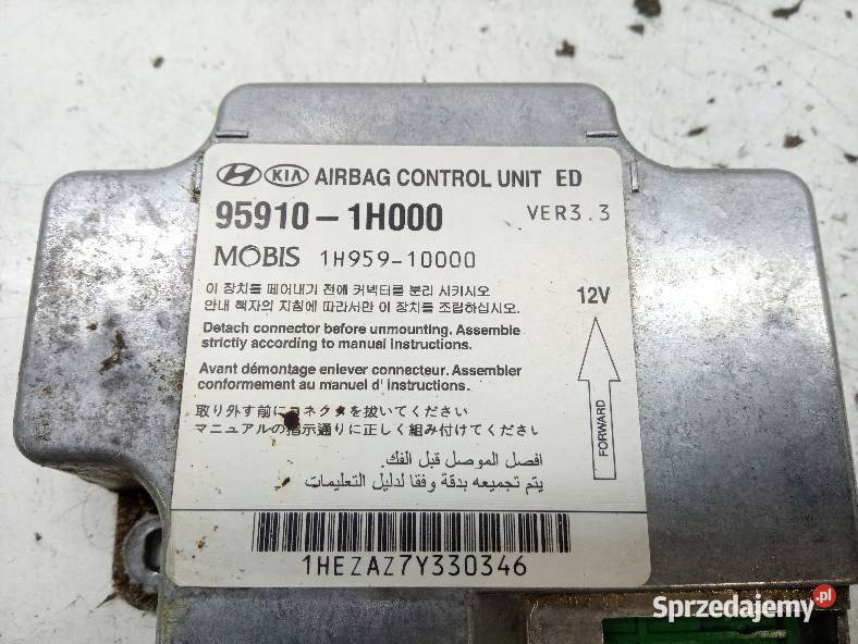 SENSOR AIRBAG 959101H000 Kia Ceed I 20062012 Rok produkcji 2012 Komputery świętokrzyskie sprzedam