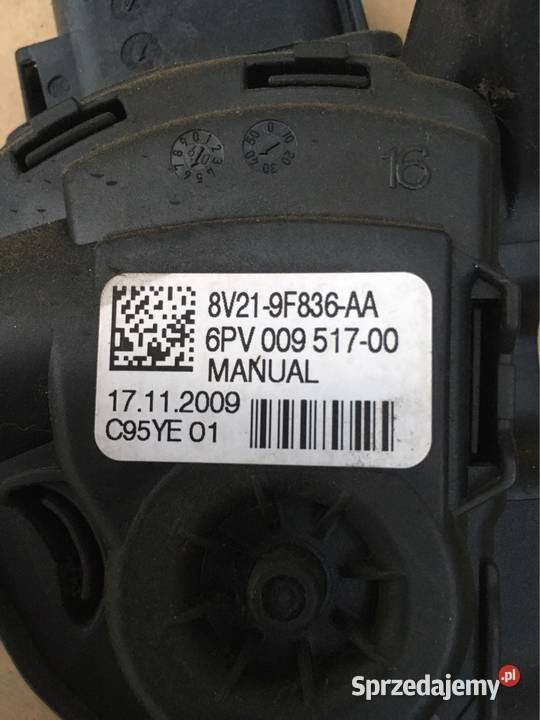 Pedał potencjometr gazu fiesta mk7 16tdci osobowe Chojnice