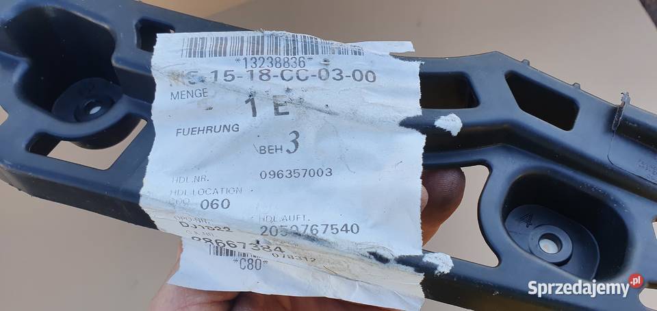 OPEL INSIGNIA ŚLIZG ZDERZAKA TYŁ PRAWY 13238836