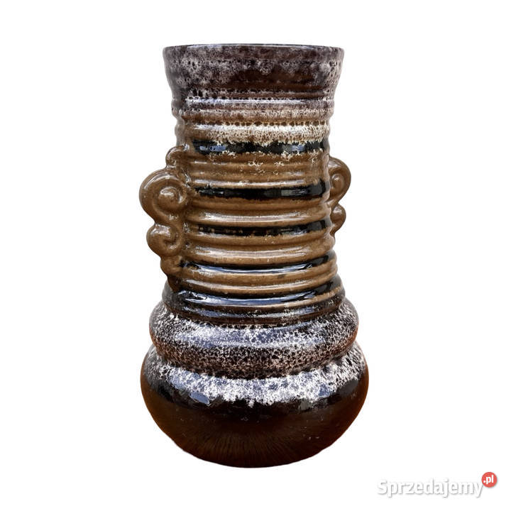 Wazon ceramiczny fat lava Strehla Keramik Niemcy Wyposażenie wnętrz Warszawa