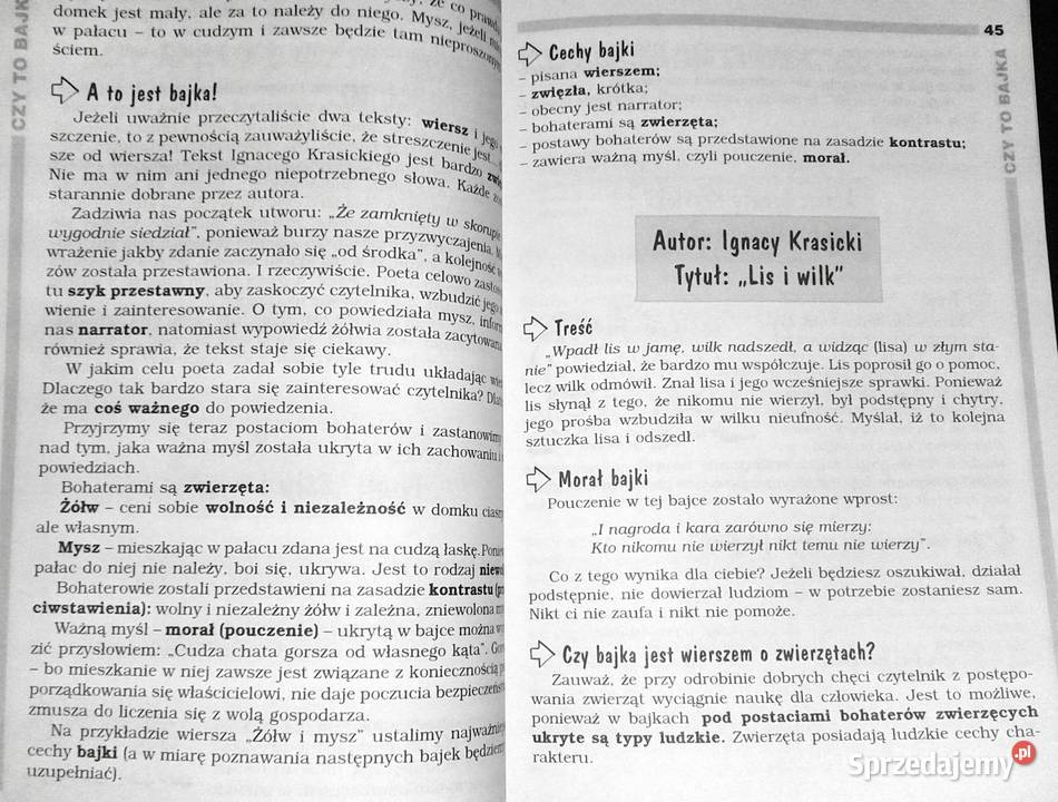 Opracowania lektury wiersze kl 5 Język polski lubelskie Chełm