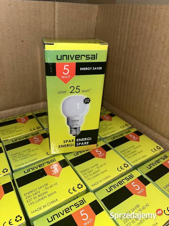 Karton 50 żarówek Universal