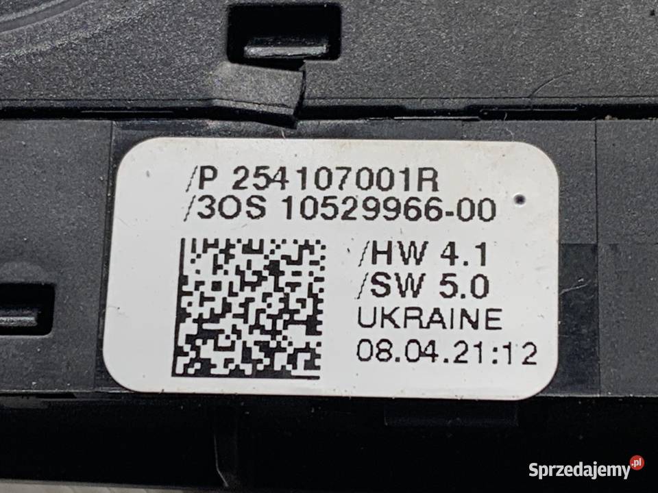PRZEŁĄCZNIK SZYB RENAULT CAPTUR II 254107001R podkarpackie