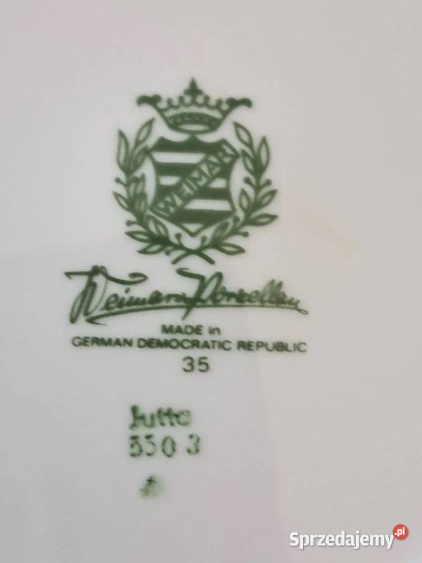 Talerz dekoracyjny Weimar Porcelana i szkło Skwierzyna sprzedam