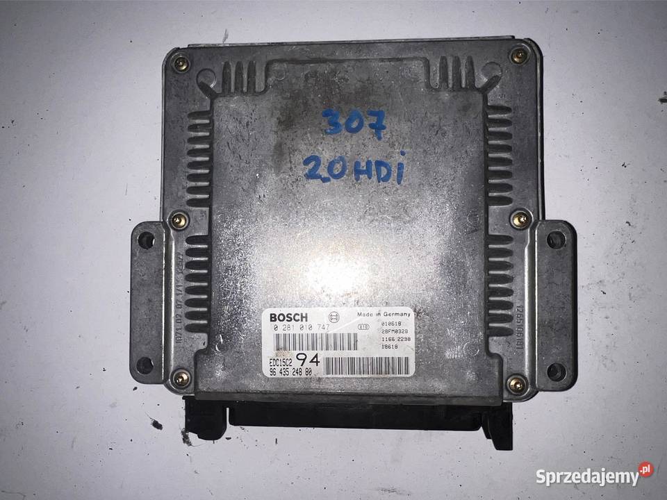 komputer moduł peugeot 307 20 hdi wielkopolskie Ostrów Wielkopolski sprzedam
