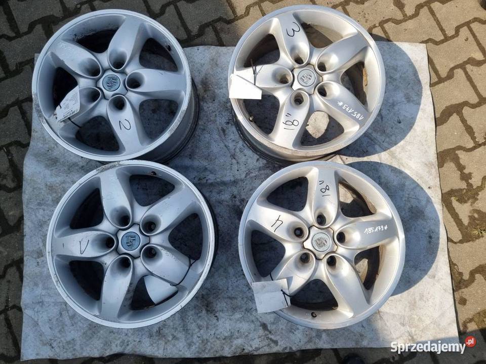 ALUFELGI KOMPLET PORSCHE CAYENNE I 8JX18 osobowe kujawsko-pomorskie Lipno