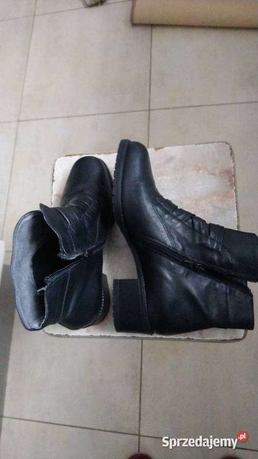 Botki wiosenne skórzane firmy LOTUS nowe Okazja Czółenka