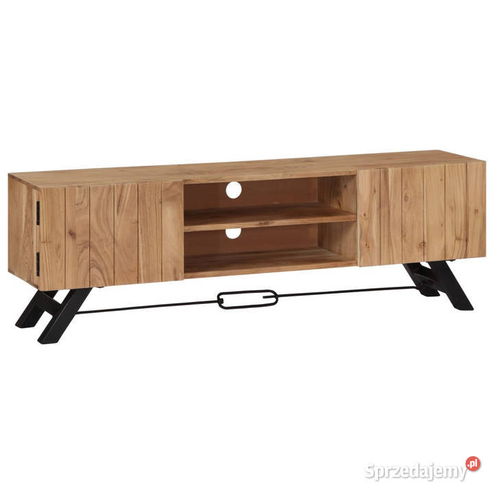Szafka pod TV 140x30x45 lite drewno akacjowe Warszawa
