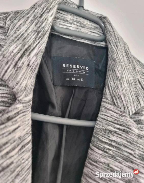 Szara marynarka damska z kieszeniami Busko-Zdrój sprzedam