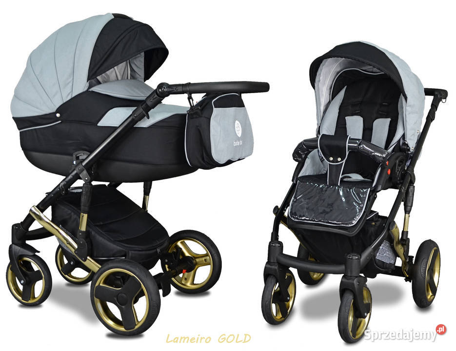 Wózek Dziecięcy 3w1 Gold Premium z Fotelikiem Możliwość zamontowania fotelika  Warszawa