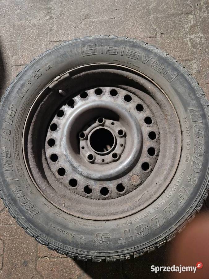 Koła komplet 4 felg stalowych z oponami 1956515 kujawsko-pomorskie Ciechocinek sprzedam