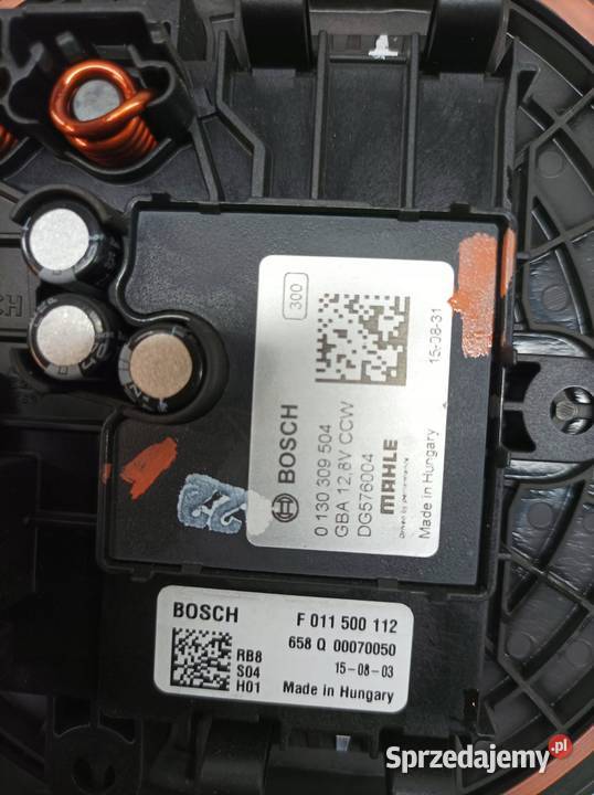 DMUCHAWA NAWIEWU REZYSTOR EU F011500112 Rok produkcji 2015 świętokrzyskie