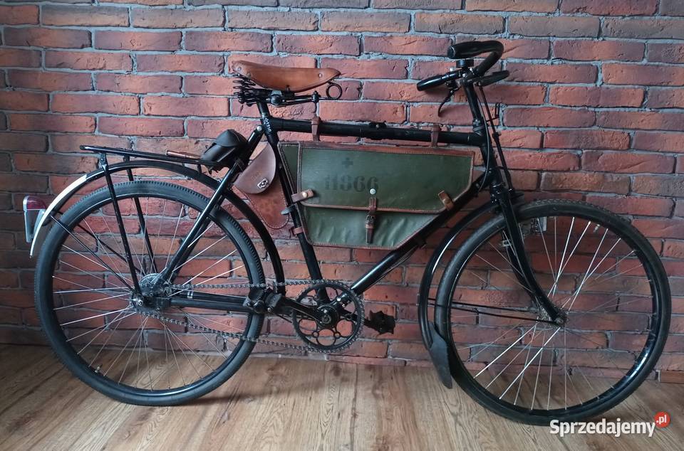 Zabytkowy Szwajcarski Rower Wojskowy Konin