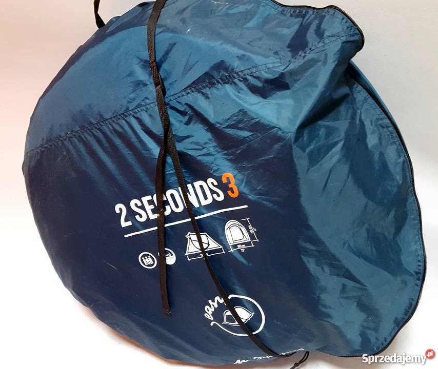 QUECHUA NAMIOT TURYSTYCZNY 2 SECONDS 3 Sport i Wypoczynek